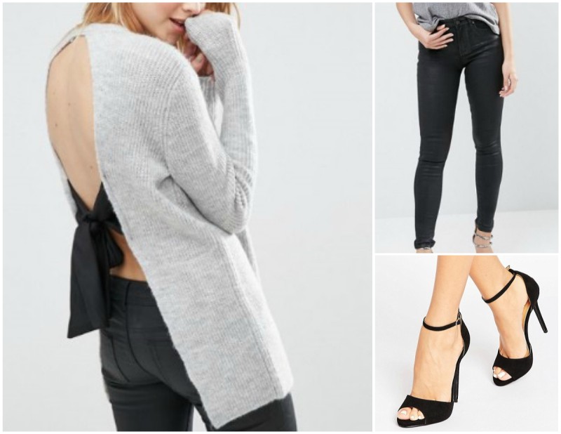 10 Best Backless Sweaters and How to Style Them 13 Jumper / Black Jeans / Sandals