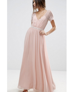 Asos – Kate Lace Embellished Trim Maxi Dress £70 Asos £70
