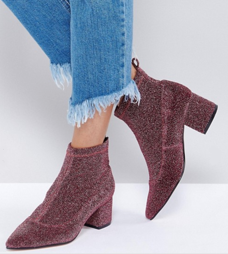 ASOS RUNWAY Sock Boots – $51 ASOS RUNWAY Sock Boots