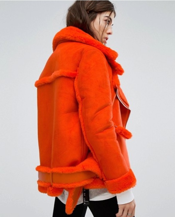 ASOS Story Of Lola Oversized Aviator Coat With Faux Shearling Lining – $206 ASOS Story Of Lola Oversized Aviator Coat With Faux Shearling Lining