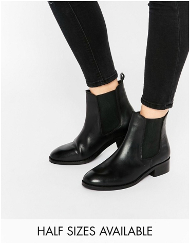 ASOS attribute leather chelsea ankle boots £38 ASOS black leather chelsea boots