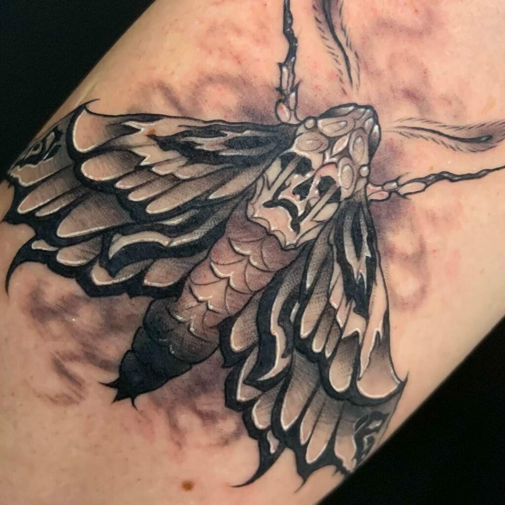 12+ Death Moth Tattoo Ideas To Inspire You! 17 Abstract Black Eyed Death Moth Tattoo
