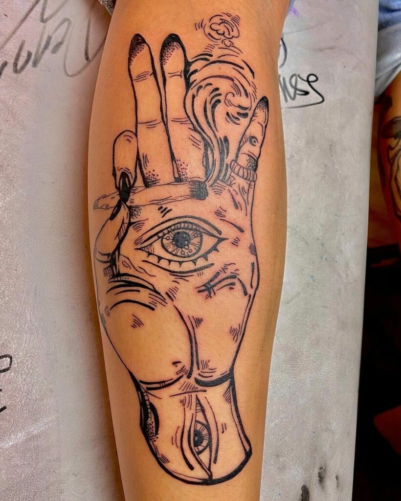 11+ Art Tattoo Ideas You'll Have To See To Believe! 15 Abstract Hand Art Tattoo