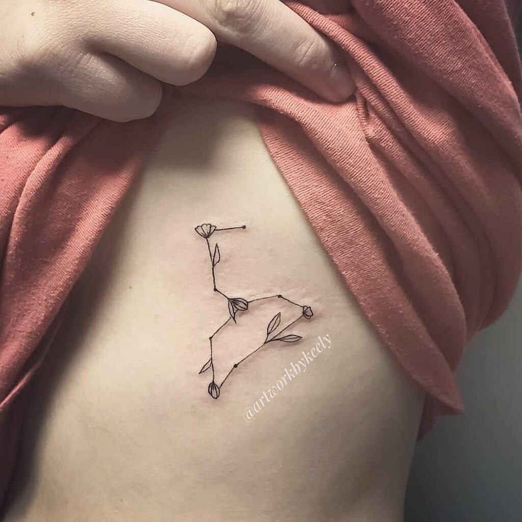 11+ Leo Constellation Tattoo Ideas You Have To See To Believe! 20 Abstract Leo Constellation Tattoo