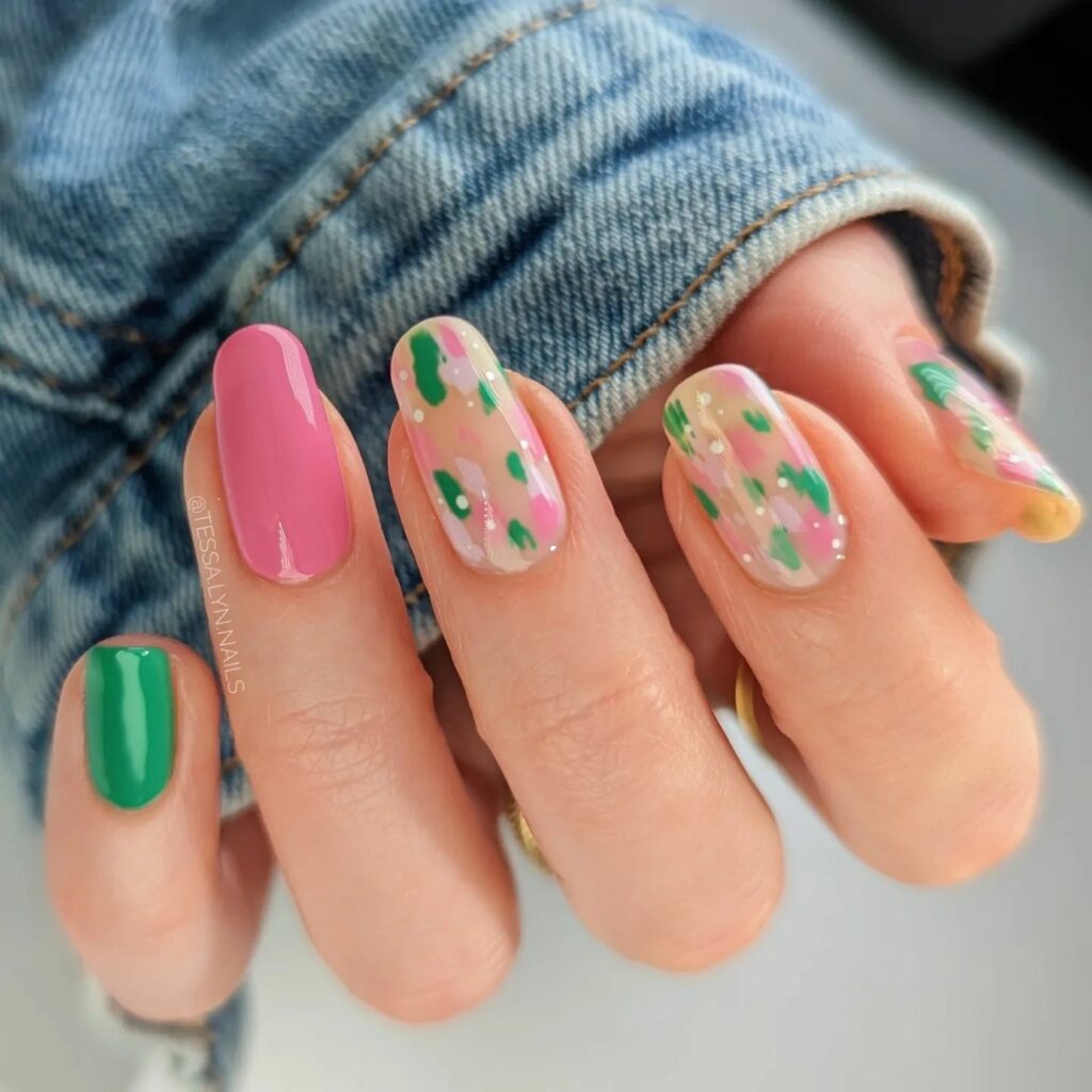 To Inspire You in 2024: 55 Amazing Abstract Nail Designs 30 Abstract Nail20