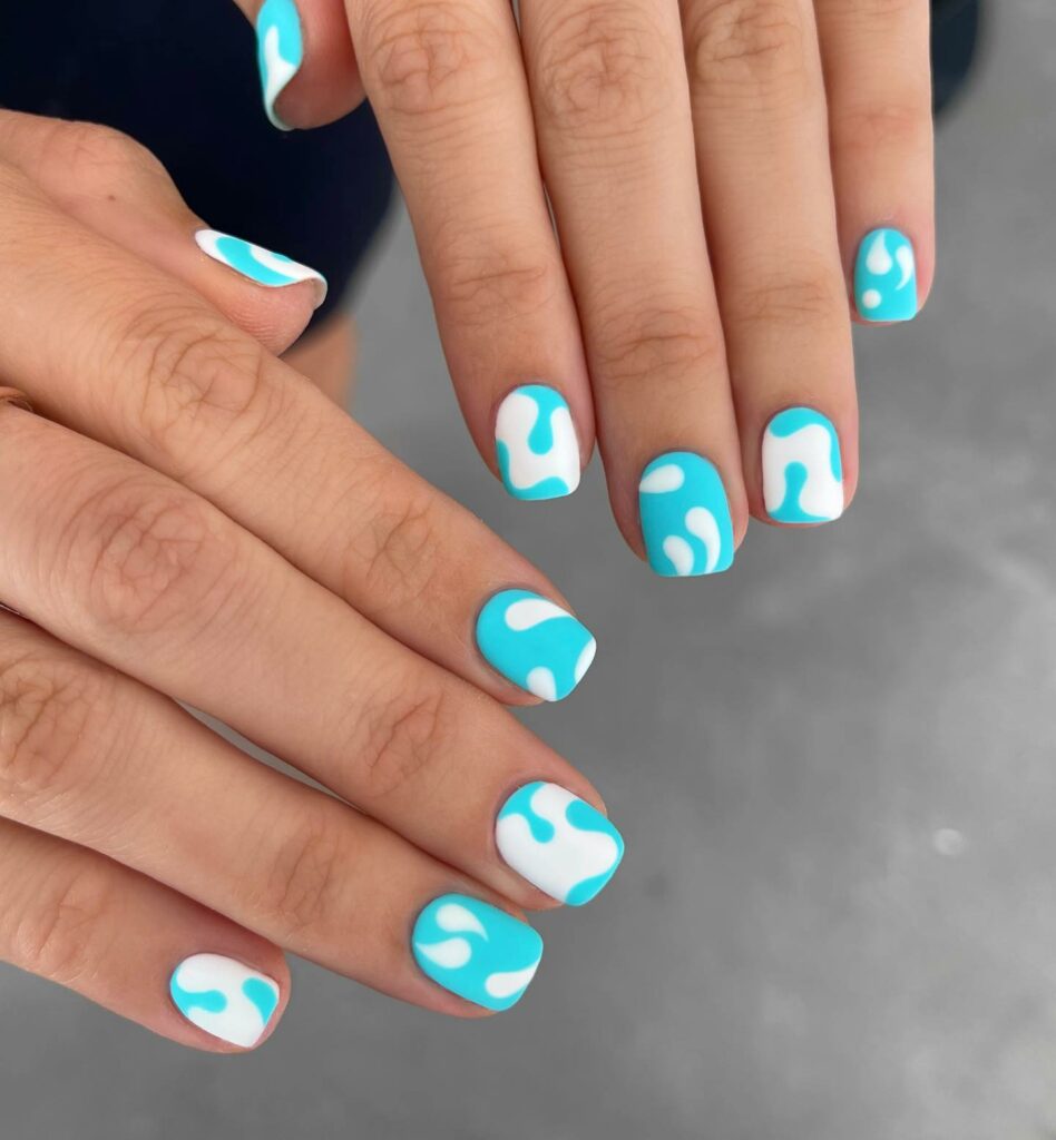 To Inspire You in 2024: 55 Amazing Abstract Nail Designs 31 Abstract Nail21