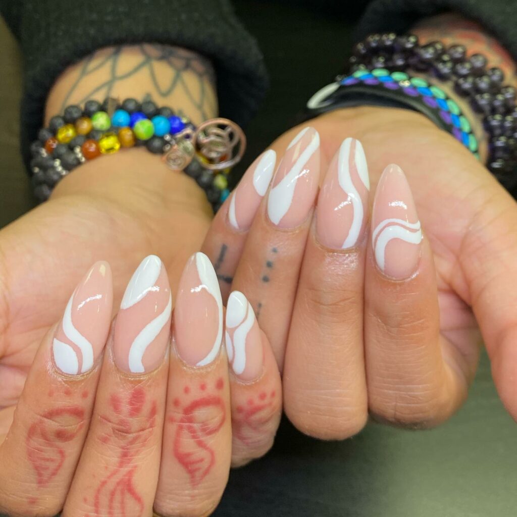 To Inspire You in 2024: 55 Amazing Abstract Nail Designs 47 Abstract Nail37