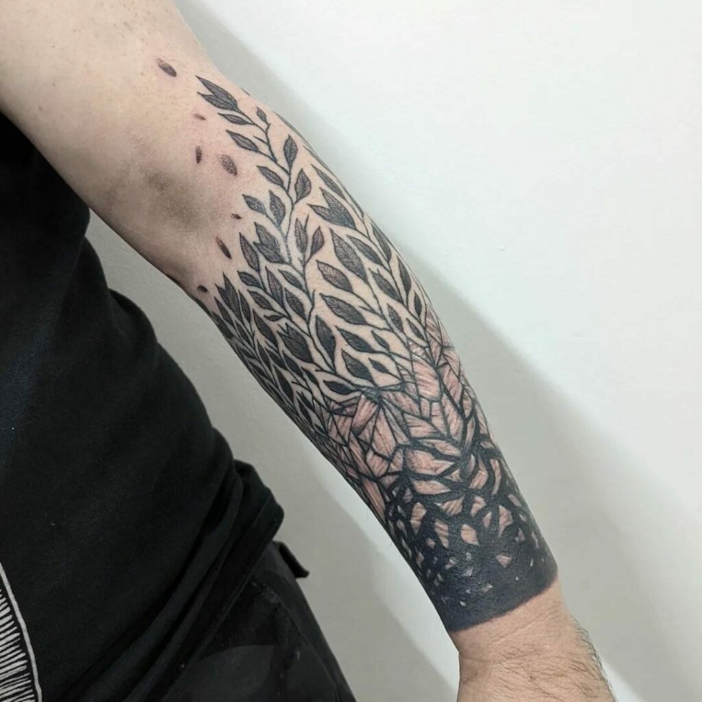 11+ Nature Tattoo Sleeve That Will Blow Your Mind! 12 Abstract Nature Tattoo