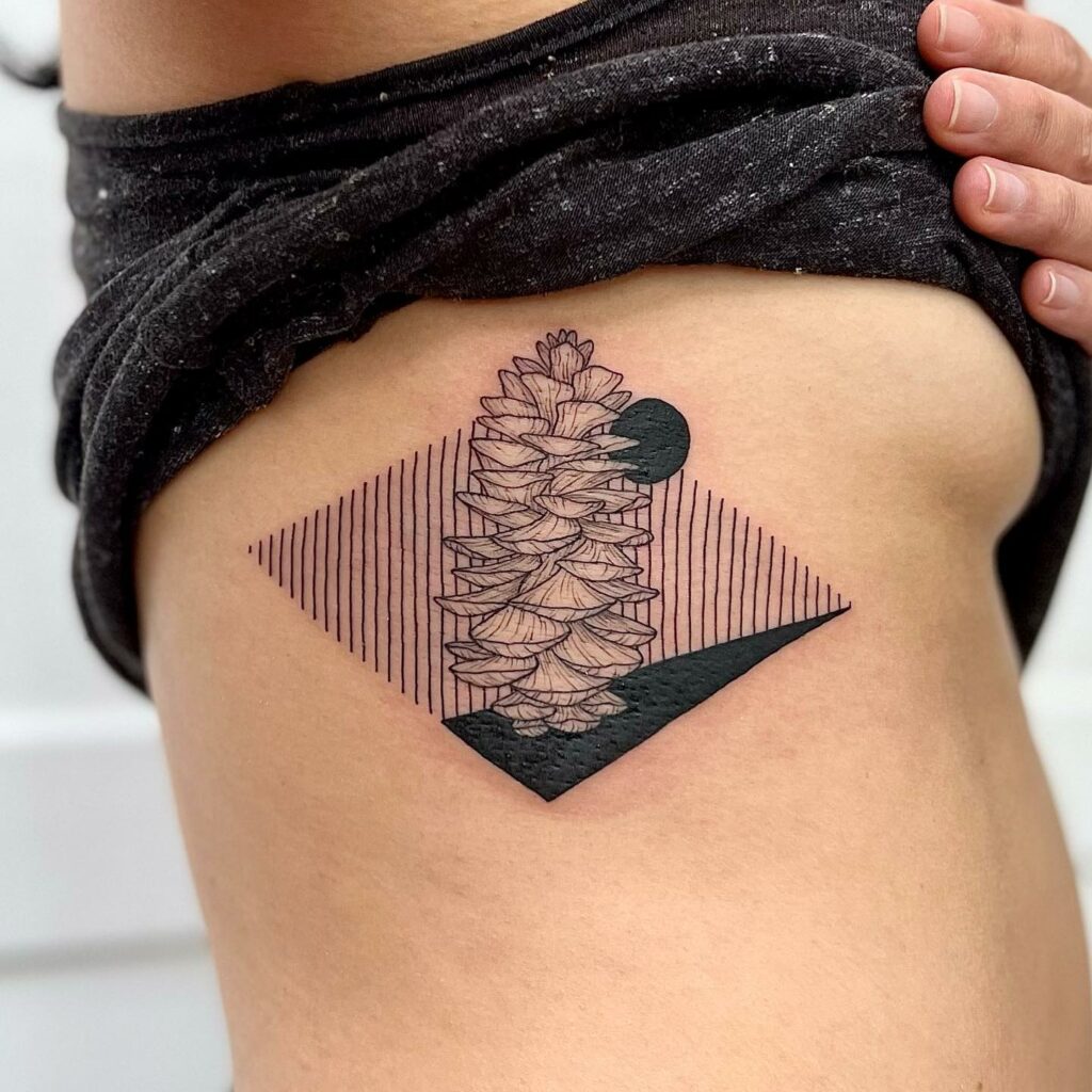 11+ Women Ribs Tattoo Ideas That Will Blow Your Mind! 19 Abstract Rib Tattoos For Girls