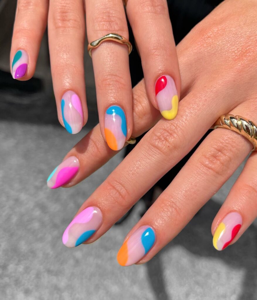 41 Latest Easter Nail Designs To Try This Season! 12 Abstract Shapes