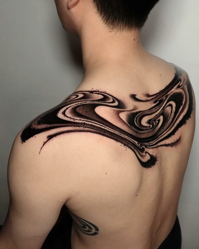 22+ Shoulder Tattoo For Men Ideas To Inspire You! 27 Abstract Shoulder Tattoos For Men