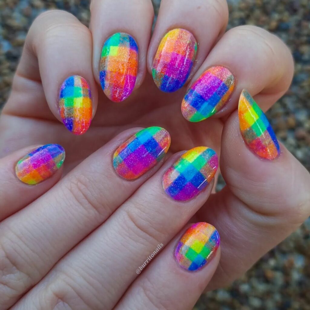 Get Artsy with 25 Tie-Dye Nail Designs in 2024 33 Abstract Tie-Dye Nail Artistry