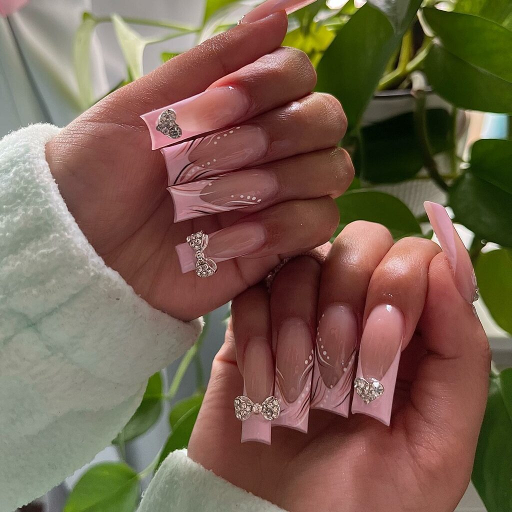 Adorn Your Nails with 30 Light Pink Nail Designs in 2024 30 Acrylic Light Pink Nails