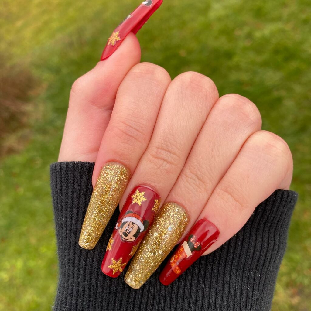 50 Latest Disney Nails Ideas To Try In 2024! 10 Bold and Playful Mickey Mouse Disney Nails
