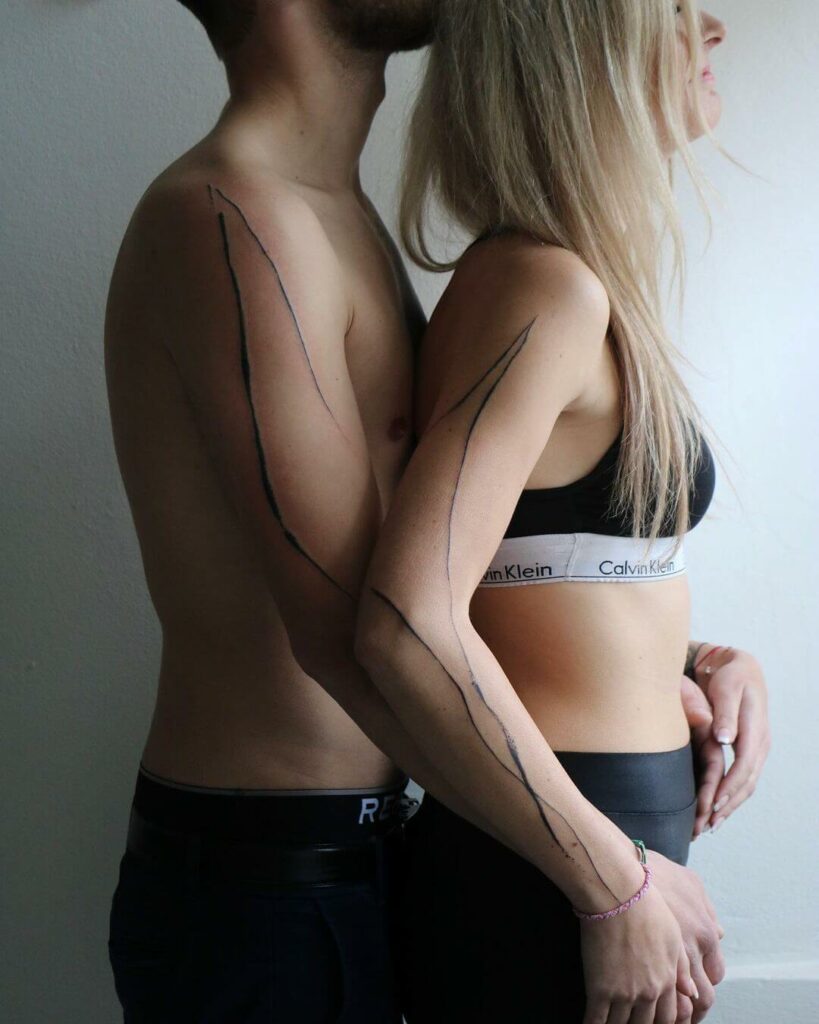 12+ Minimalist Couple Tattoo Ideas To Inspire You! 18 Adorable Tattoo Concept That Can Double As Body Art