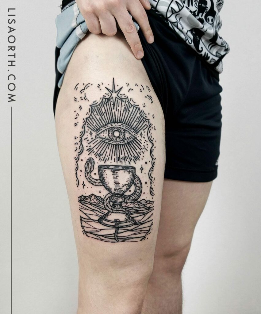 10+ Thigh Tattoo For Men Ideas That Will Blow Your Mind! 11 Alchemical Thigh Tattoo For Men
