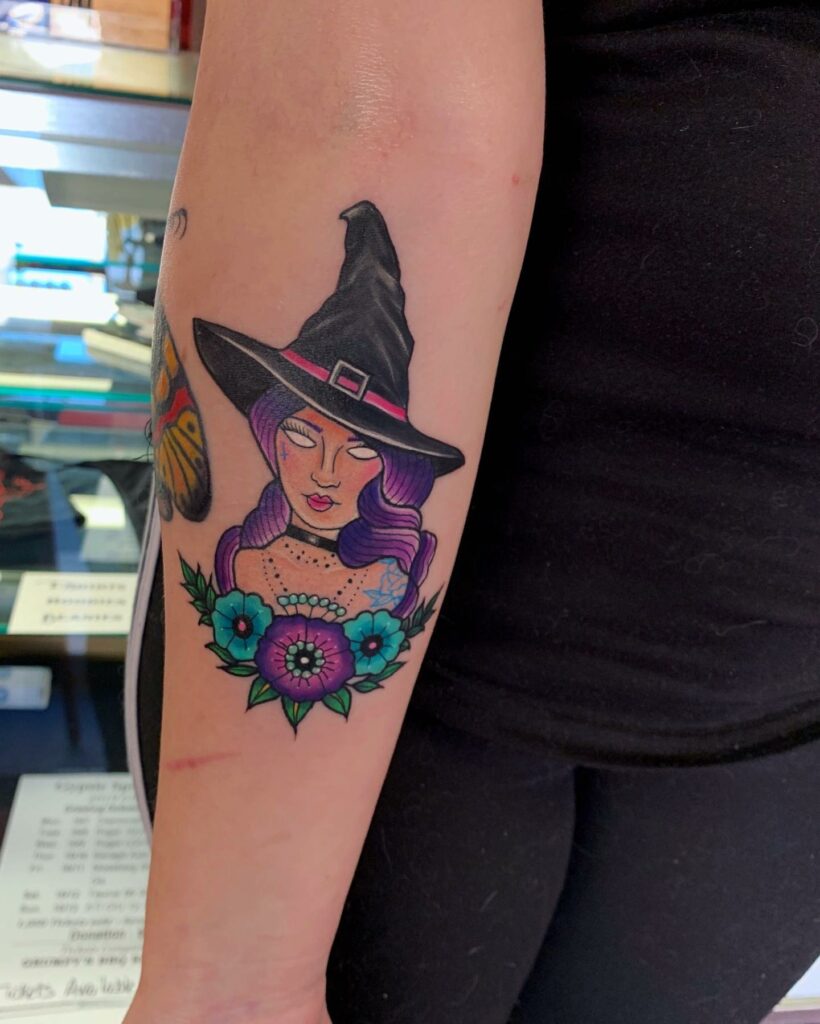 33 Halloween Tattoo Ideas for 2024 24 Alluring Witch Tattoos
