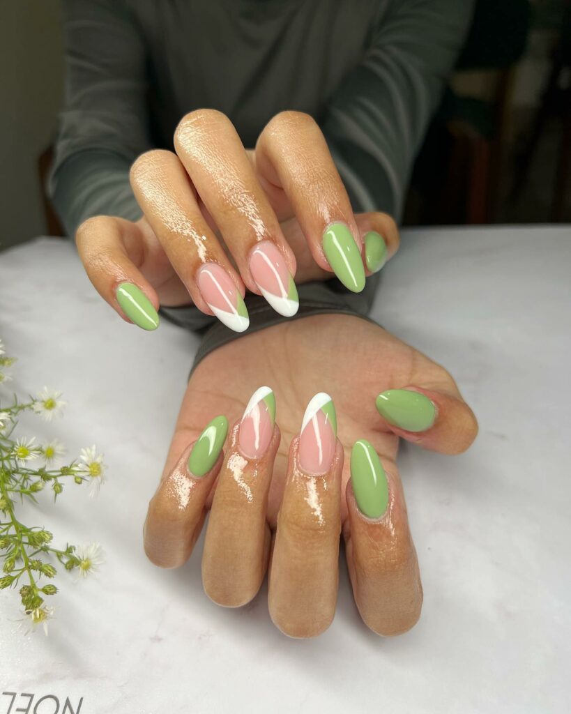 30 Latest Mint Green Nail Ideas To Try Today! 49 Graceful Almond Shaped Mint Green Nails