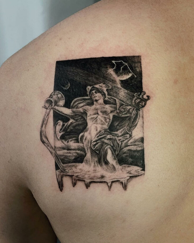 11 Latest Aquarius Constellation Tattoos To Inspire You In 2024! 19 Amazing Aquarius Tattoo That Looks Straight Up Badass!
