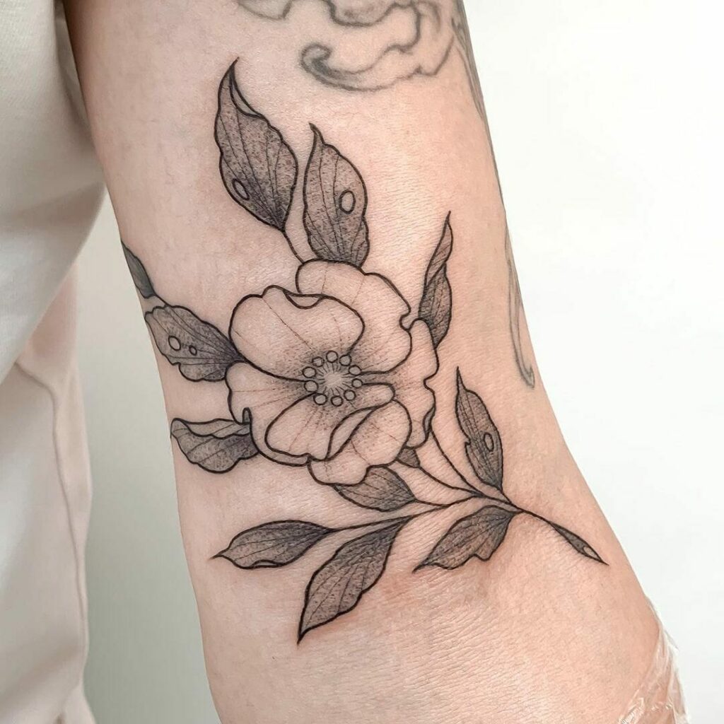 11+ Botanical Tattoo Ideas You'll Have To See To Believe! 14 Amazing Botanical Tattoo Ideas With A Shaded Effect