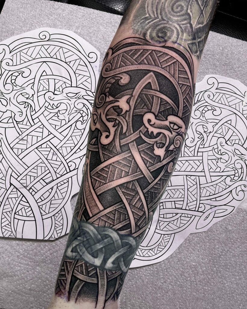 10+ Meaning Celtic Tattoos That Will Blow Your Mind! 16 Amazing Celtic Dragons Forearm Tattoo Ideas