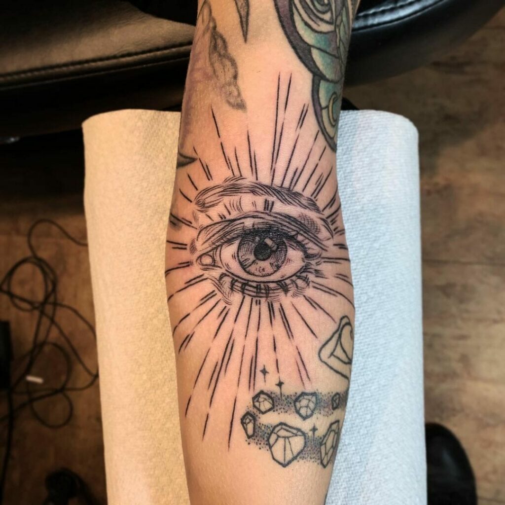18+ Inner Elbow Tattoo Ideas You Have To See To Believe! 14 Amazing Eye Inner Elbow Tattoo