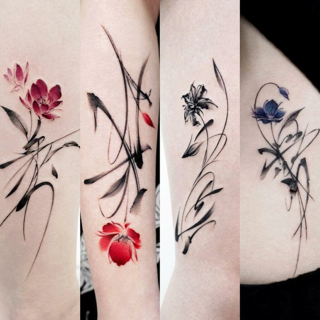 10+ Chinese Tattoo Symbols Ideas That Will Blow Your Mind! 11 Amazing Flowers Chinese Symbols Tattoo: