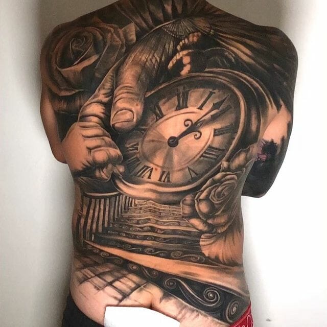 15+ Full-Back Tattoo Ideas You Have To See To Believe! 22 Amazing Life-Like Abstract Art Tattoo Design