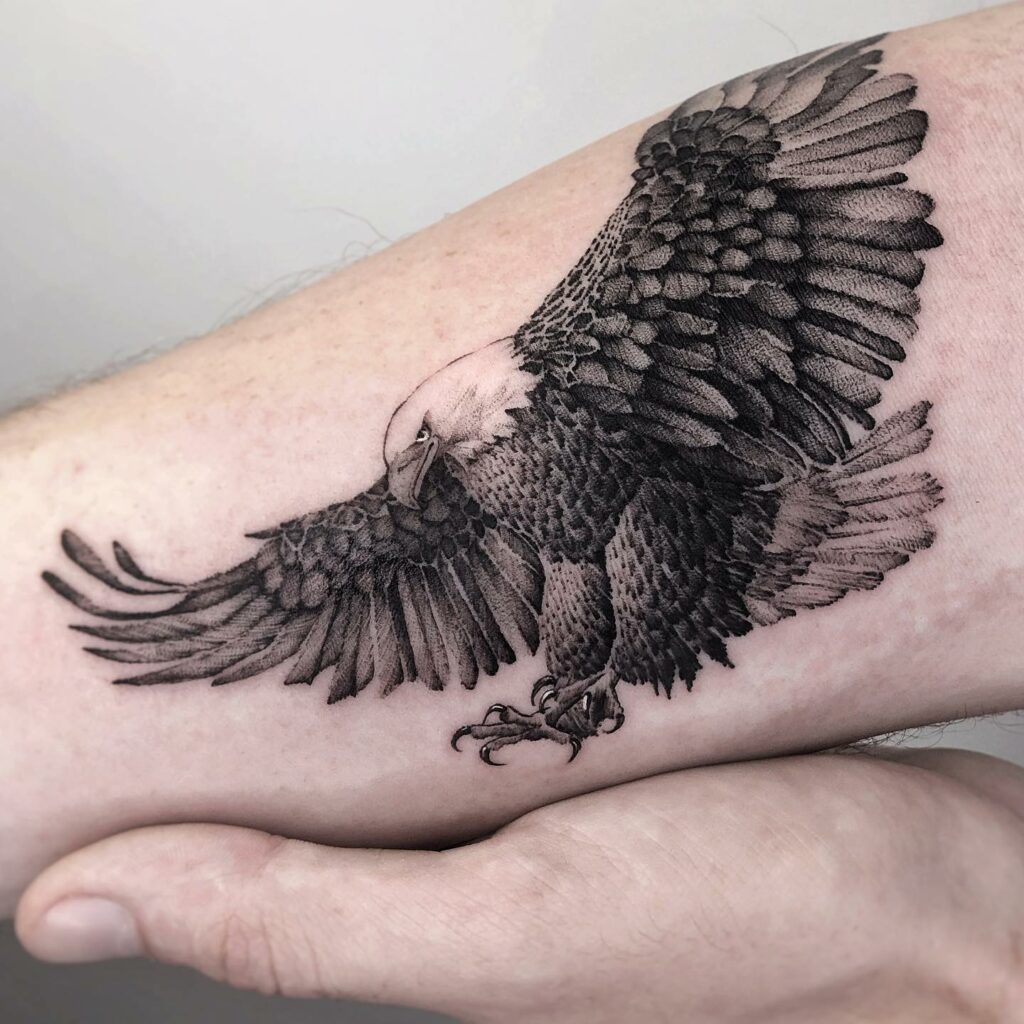 11+ American Eagle Tattoo Designs That Will Blow Your Mind! 10 American Eagle Tattoo Designs