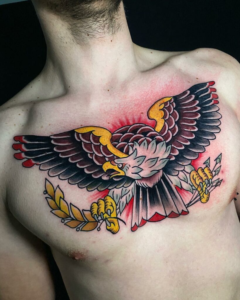 11+ American Eagle Tattoo Designs That Will Blow Your Mind! 12 American Traditional Eagle Tattoos