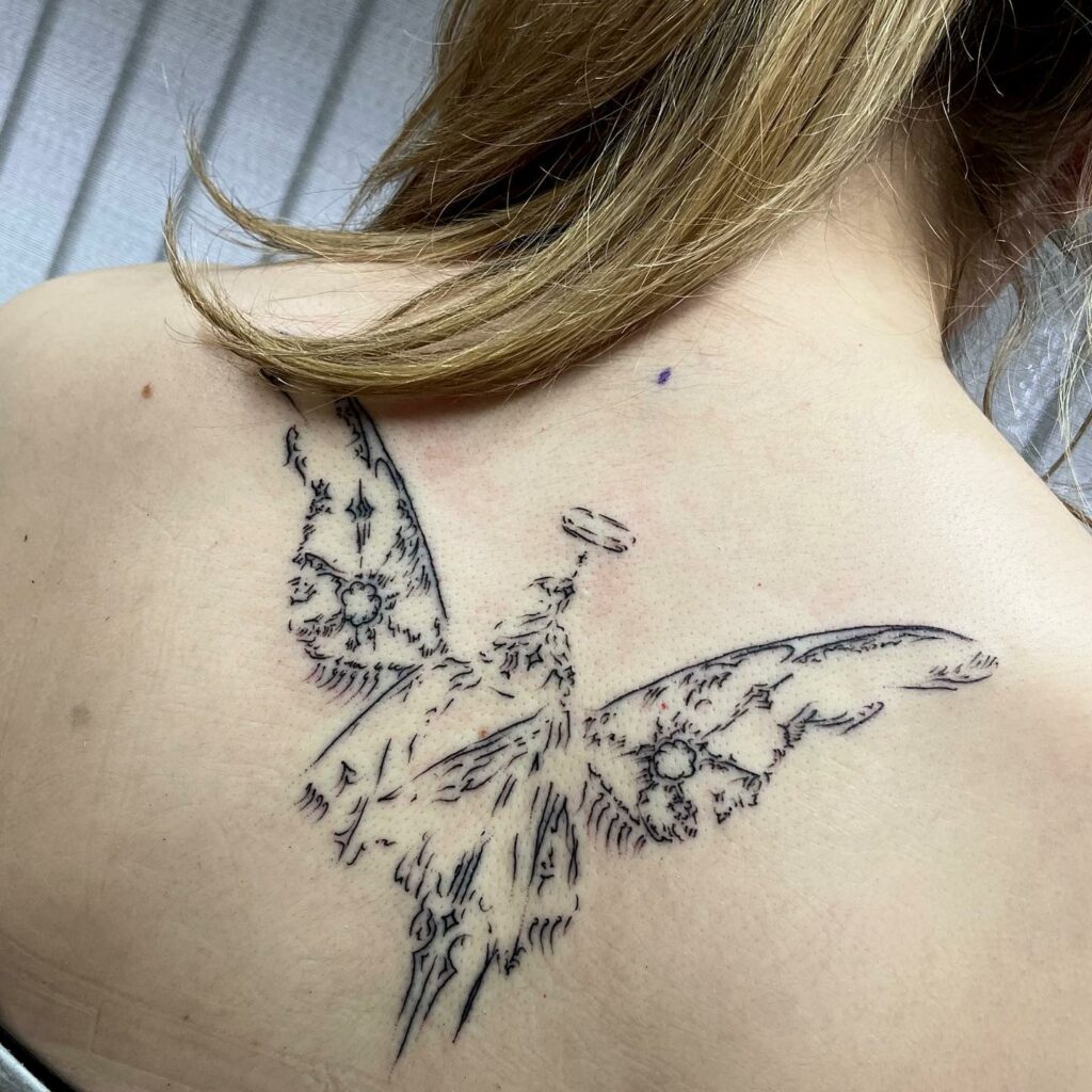 12 Wings Neck Tattoo Ideas for 2024 17 Angel Tribal Cool Neck Tattoo Ideas