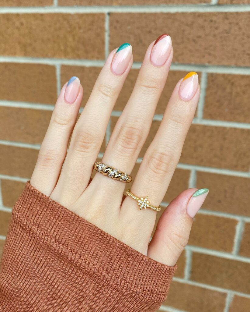 19 Latest Spring Nail Art Ideas To Try This Season 19 Angled Pastel Tip Nails