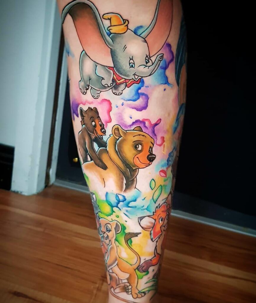12+ Dumbo Tattoo Ideas To Inspire You! 13 Animal Kingdom With Dumbo Tattoo