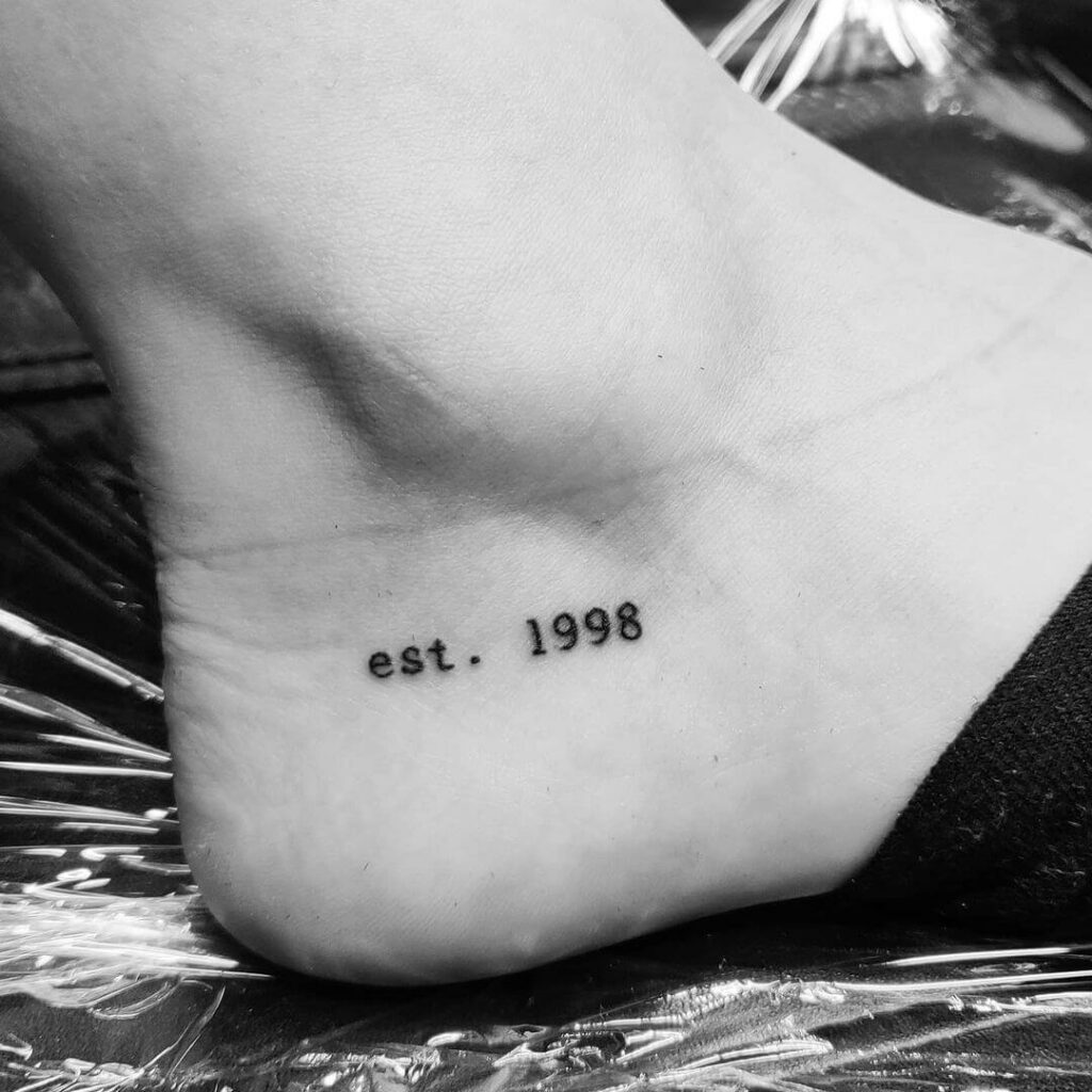 12+ 98 Tattoo Ideas To Inspire You 20 Ankle 98 Tattoo