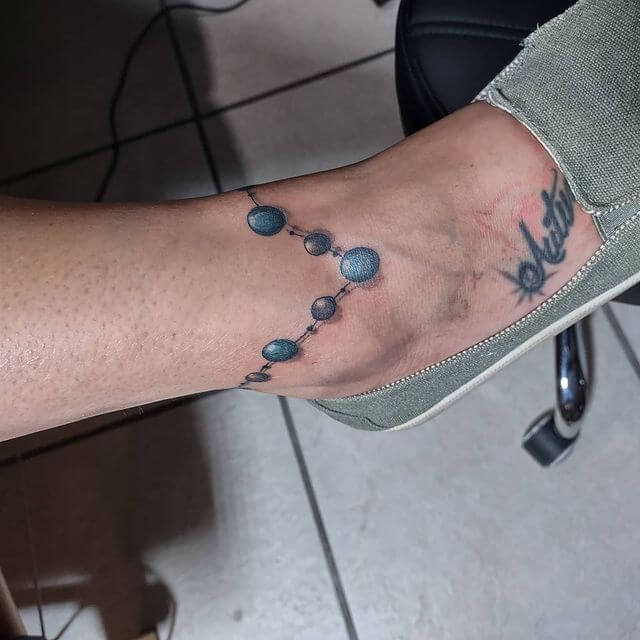 13+ Anklet Tattoo Ideas To Inspire You! 18 Ankle Bracelet Tattoos For Jewelry Lovers