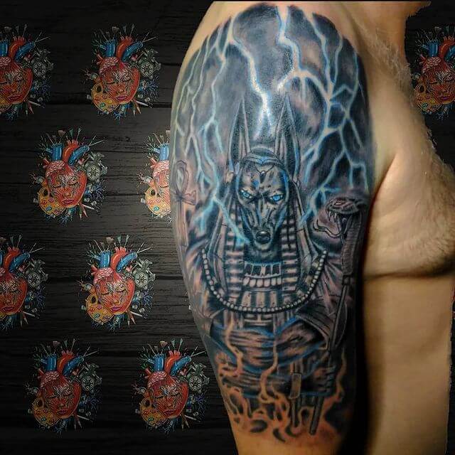 10 Latest Anubis Tattoos To Inspire You In 2024! 10 Anubis Tattoo