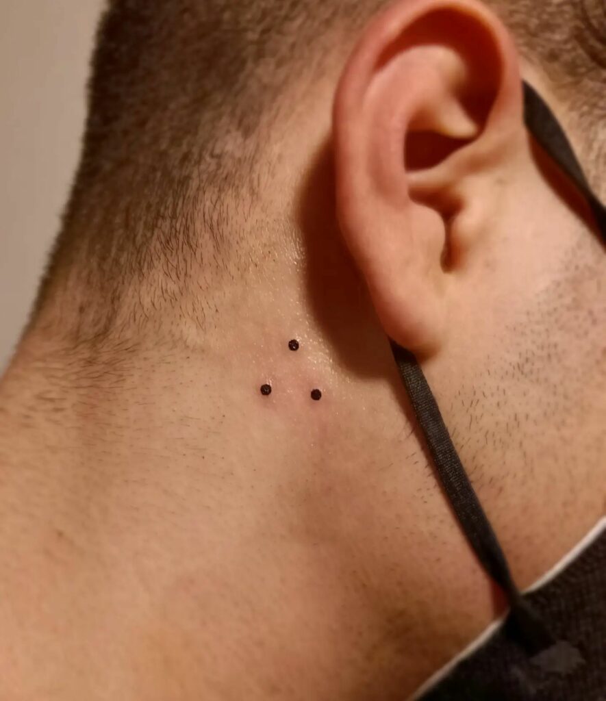 3 Dots Tattoos - Subtle But With A Big Meaning! 10 3 Dots Tattoo