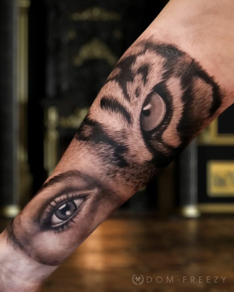 10 EYE TATTOO DESIGNS + MEANINGS TO INSPIRE YOU IN 2024! 18 Tiger Eye Tattoo