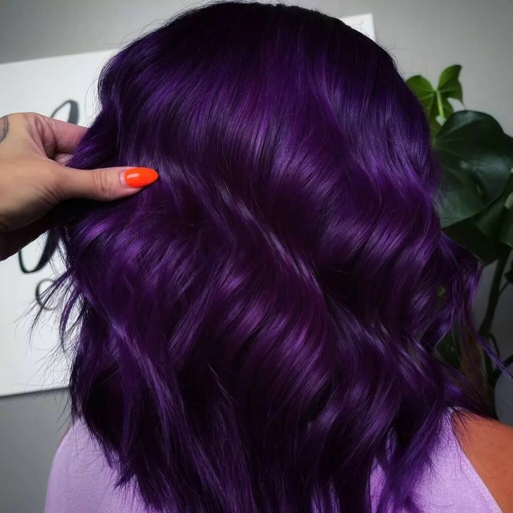 40 Purple Highlight Hair Ideas to Try in 2024 26 Grape-Soda Chic