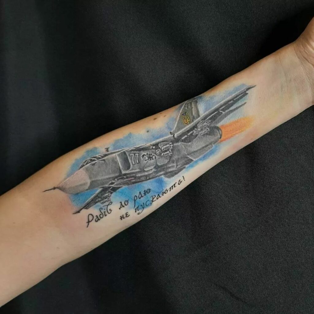 13+ Air Force Tattoo Ideas That Will Blow Your Mind! 12 Fighter Jet and Wing Tattoo
