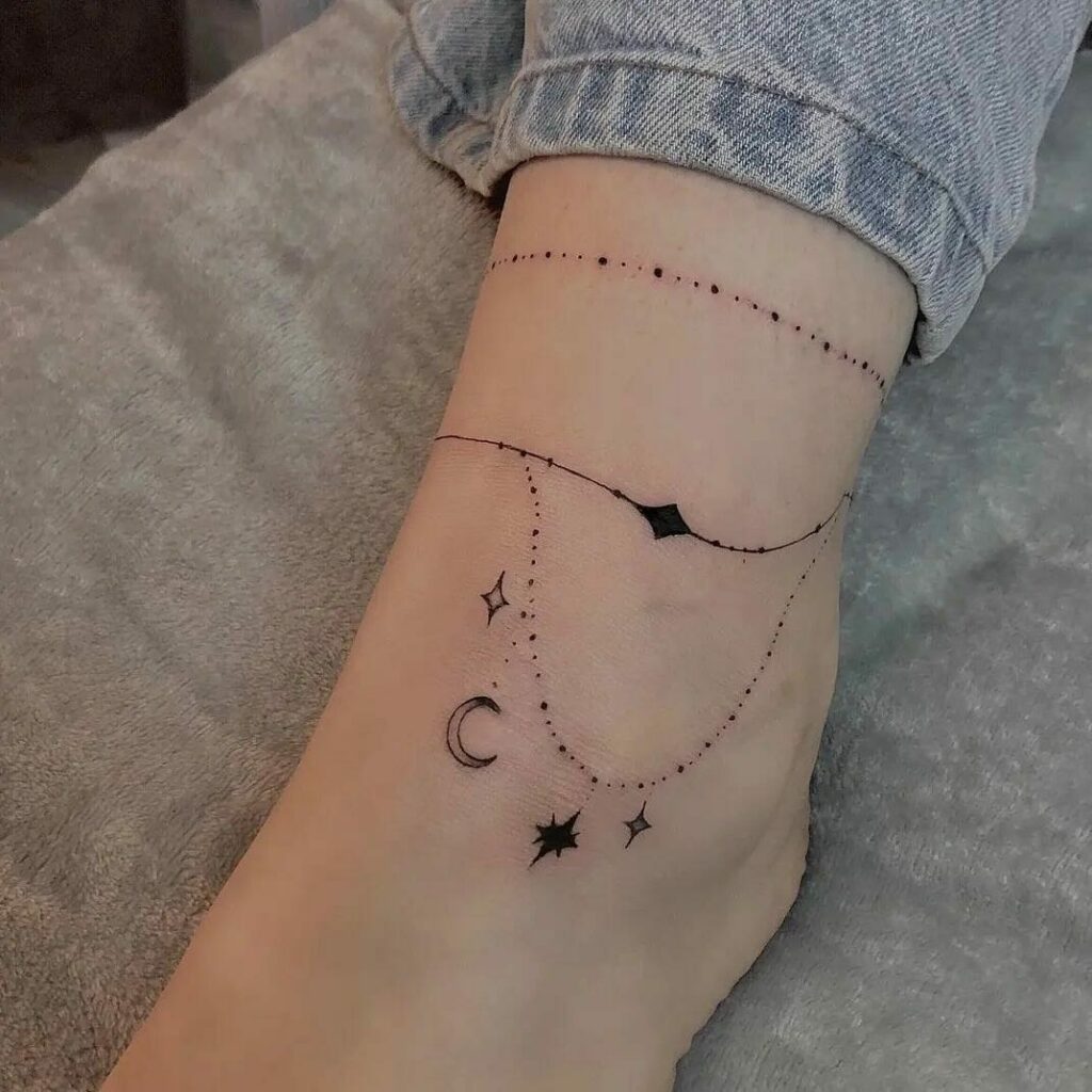 11+ Micro Tattoo Ideas That Will Blow Your Mind! 17 Anklet Space Micro Tattoo