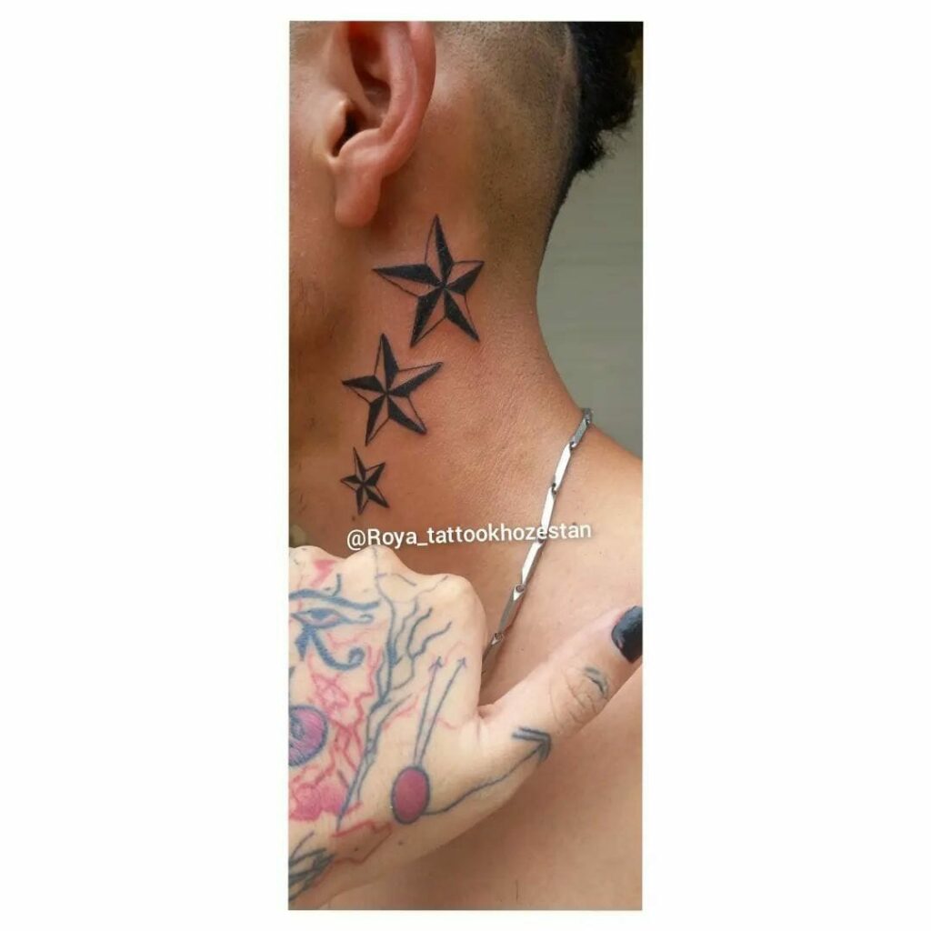 11+ Stars Tattoo Behind Ear Ideas That Will Blow Your Mind! 13 Nautical Star Tattoo
