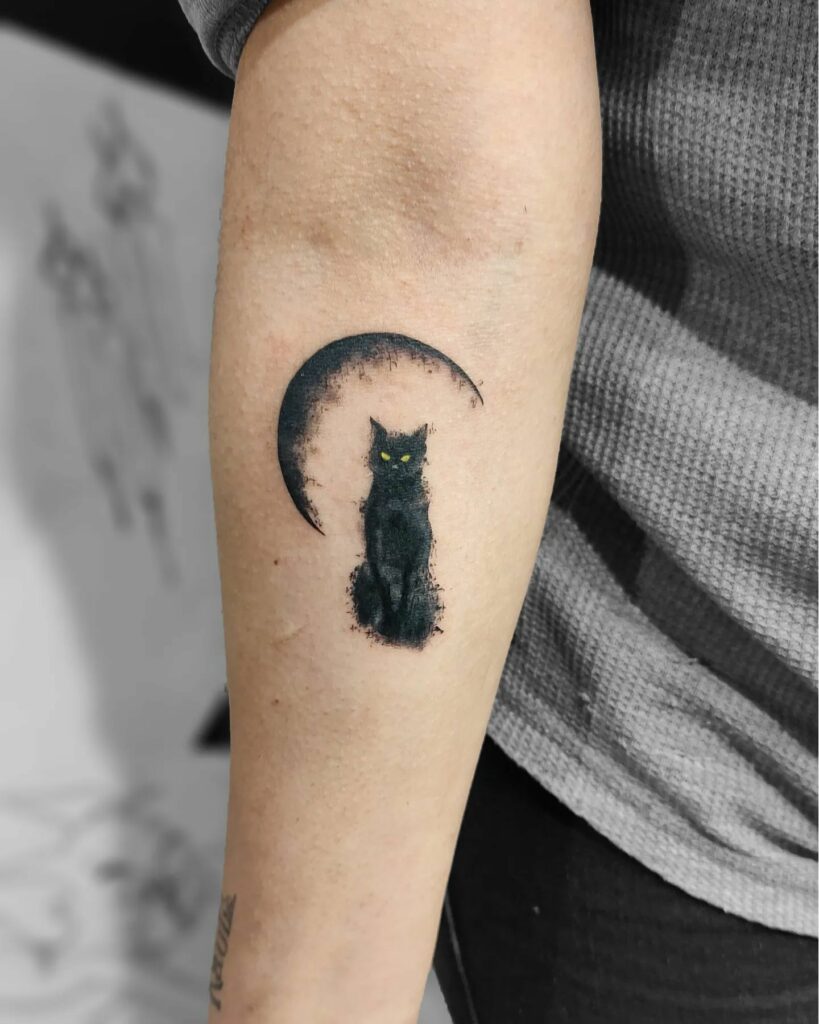 21+ Bad Luck Tattoos Ideas You Need To See! 18 Black Cat tattoos