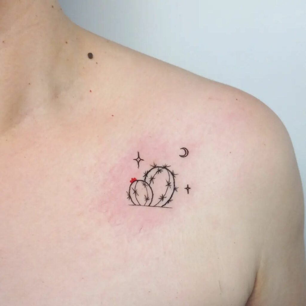 COOL CACTUS TATTOO DESIGNS + THEIR MEANINGS TO INSPIRE IN 2024 21 Simple Cactus Tattoos