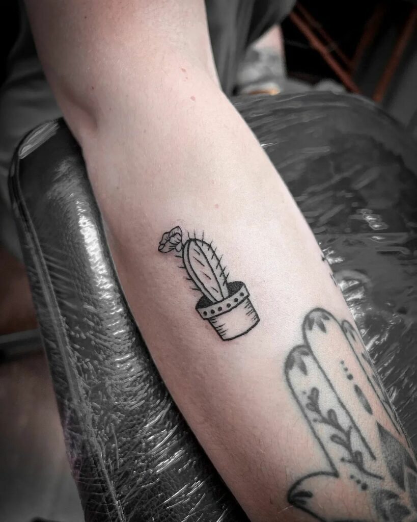 COOL CACTUS TATTOO DESIGNS + THEIR MEANINGS TO INSPIRE IN 2024 14 Cactus Tattoo