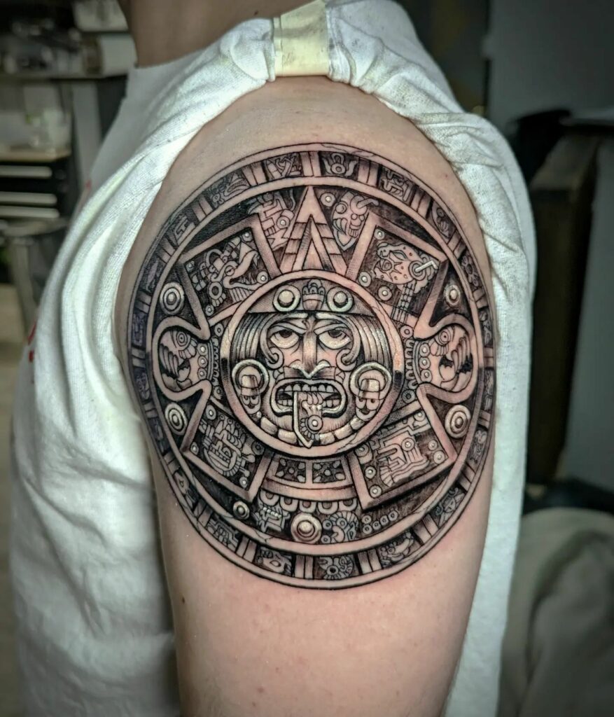 12 Best Aztec Tattoo Ideas In 2024 14 Ancient Aztec Sun Disc