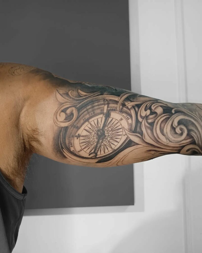 Amazing Inner Bicep Tattoo Ideas – 2024 Ultimate Guide 15 Timepiece Inner Bicep Tattoo
