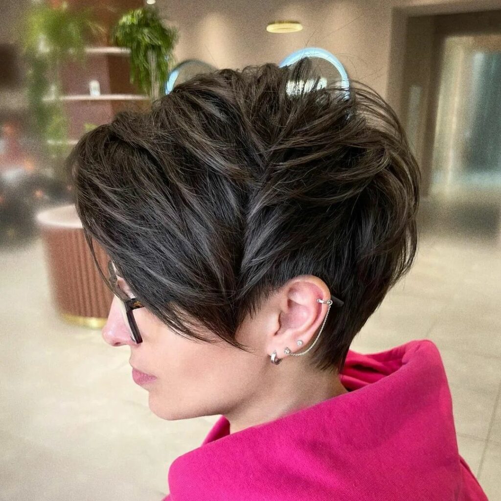 35 Short-Sided Shaved Female Hairstyles to Flaunt Your Boldness in 2024 41 Asymmetrical Pixie With A Shaved Design