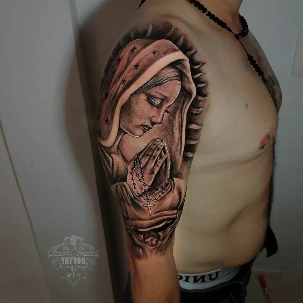 Amazing Virgen De Guadalupe Tattoo Designs To Inspire You In 2024 15 Virgen de Guadalupe Tattoo for Protection
