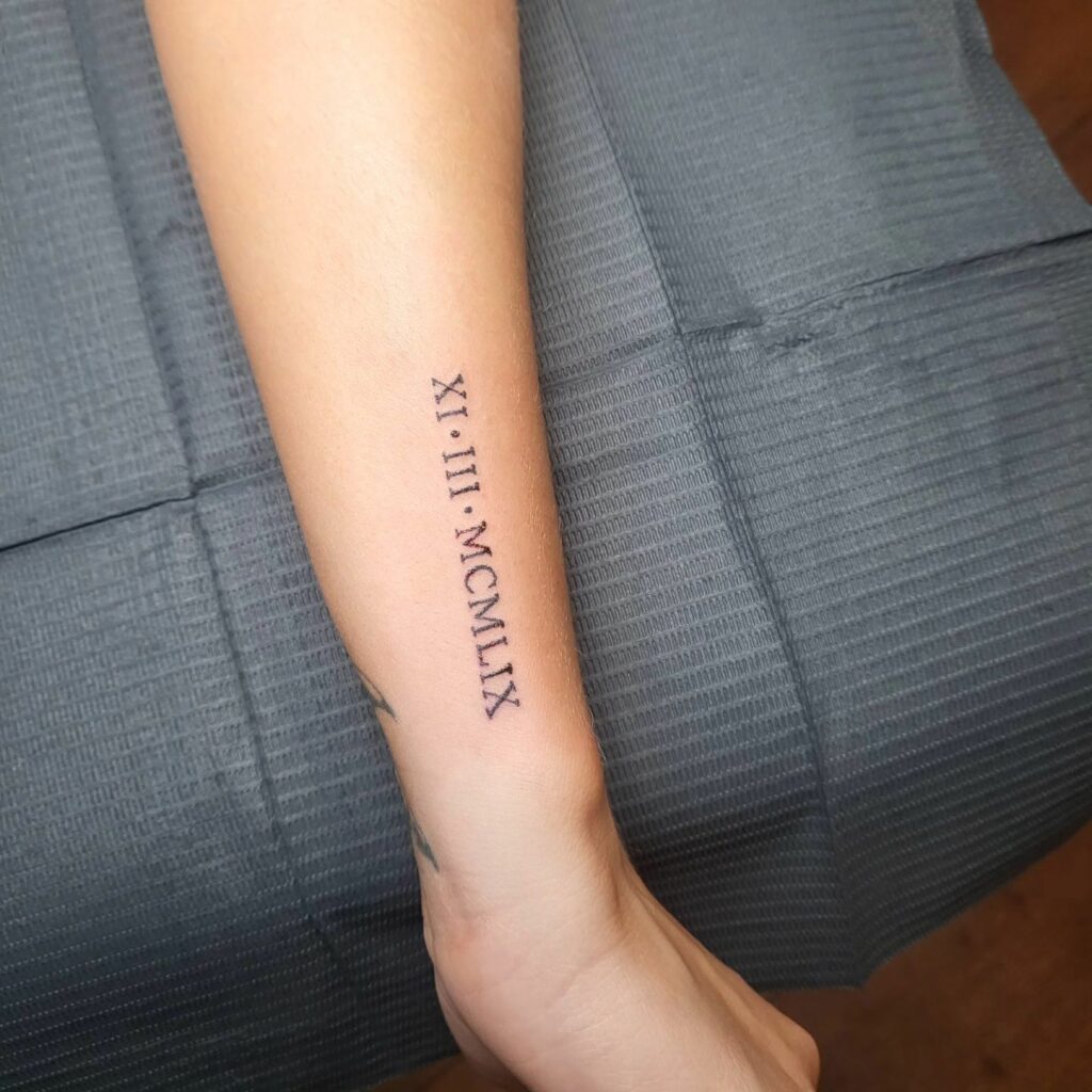 20+ AMAZING WRIST TATTOOS + MEANINGS IN 2024 22 Roman Numerals Wrist Tattoo